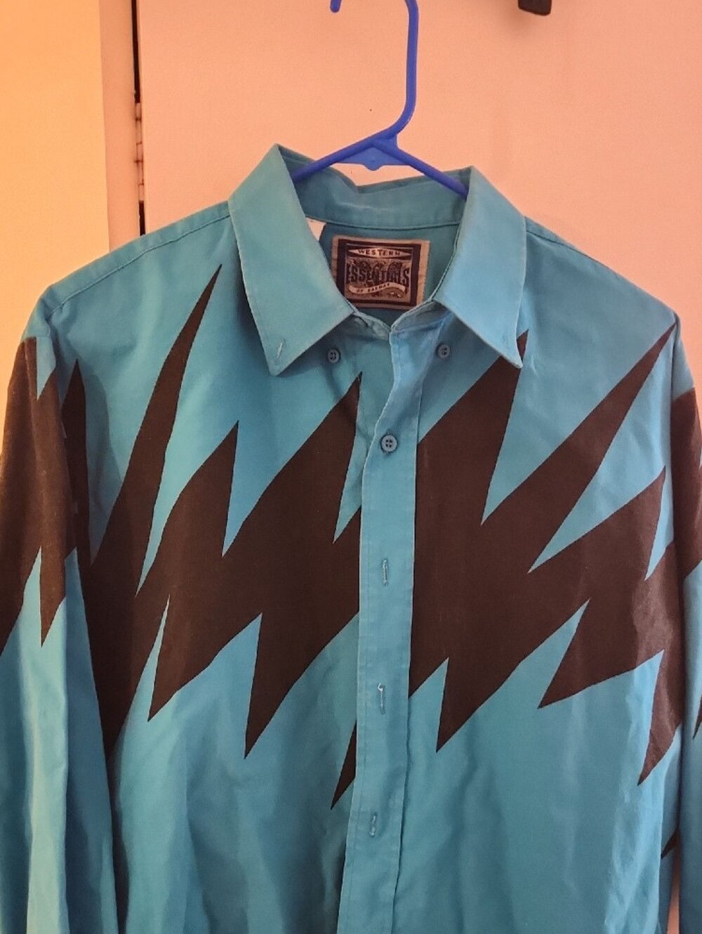 Vintage Western Essentials Rodeo Roper Country Men's Shirt  by Karman Sz XL